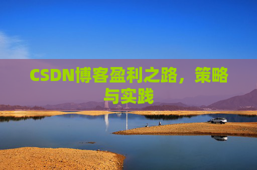 CSDN博客盈利之路，策略与实践